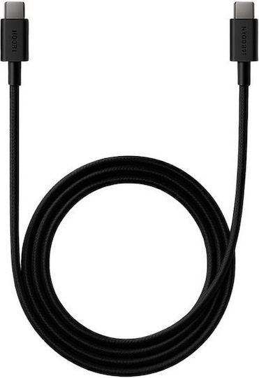 Xiaomi Braided USB 4 Video Cable USB-C male - USB-C 240W PD Μαύρο 1m BHR087BGL