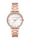 Michael Kors Watch Γυναικείο Ρολόι 38mm Μπαταρίας με Ροζ Μεταλλικό Μπρασελέ