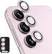 Enkay Camera Protection Tempered Glass Pink for the Samsung Galaxy S25 FE 5G