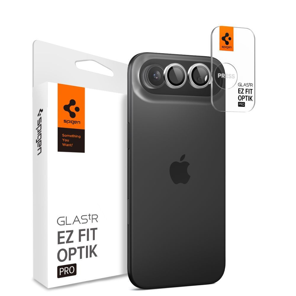 Spigen Optik Pro EZ Fit Camera Protection Tempered Glass Silver
