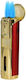 Rocky Patel Envoy Feuerzeug 5xJet Gold-Rot Punch