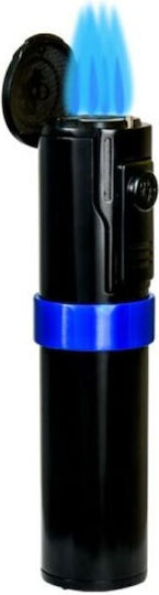Rocky Patel Diplomat II Feuerzeuge 5xJet Schwarz-Blau Punch