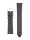 Hirsch Lederriemen Gray 18mm
