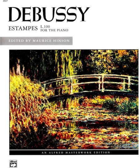 Alfred Debussy Claude Estampes L 100 Piano Edited By Hinson Maurice