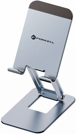 Forcell F-grip Βάση Γραφείου για Κινητό σε Γκρι χρώμα