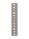 Irideszierende Crystal Girlande H99cm