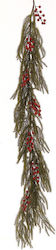 Grüne Beeren Girlande H150cm