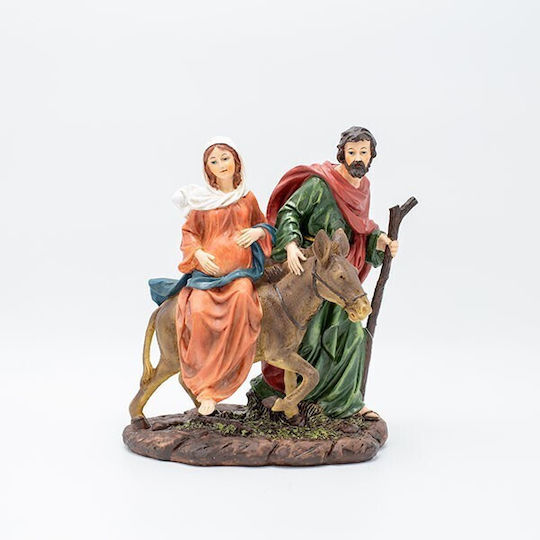 Fatni Weihnachtliche Keramisch Figur Krippe Höhe 25cm
