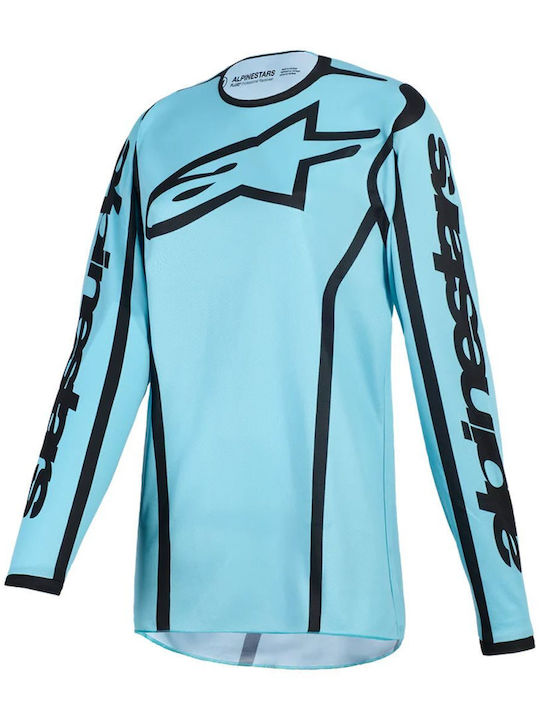 Alpinestars Fluid Γυναικεία Μπλούζα Motocross Μακρυμάνικη Μαύρο Χρώμα
