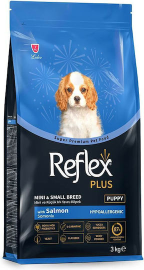 Reflex Plus Ξηρά Τροφή Σκύλου Mini Small Breed Puppy Dog Salmon 3kg
