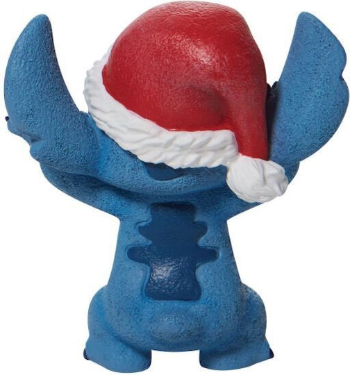 Figurină Decorativă Stitch Cu Pălărie De Moș Crăciun 8 Cm