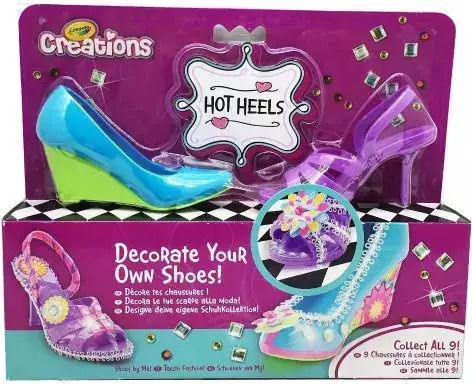 Crayola Hot Heels Комплект За Рисуване Модни Обувки Бутик Синьо Лилаво 800062-2