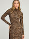 Women's Blouse Animal Print Leopard