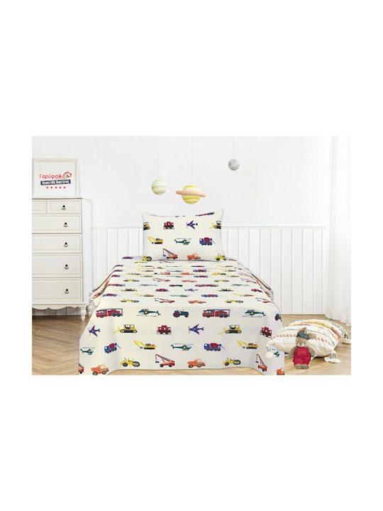 Бебешки Чаршаф За Количка Памук с Ластик 70x140бр