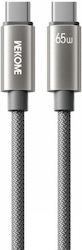 WK USB 2.0 USB-C мъжки - USB-C мъжки 65W 1.2м (250926)