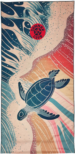 Πετσετα Παραλιας Turtle 180x90 Cm 370gr T.tyrquoise 0112