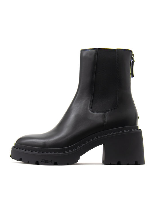 Ash Combo A Leather Women's Chelsea Boots Black FW25-M-152509-001