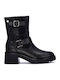 Women's Ankle Boots with Medium Heel Black