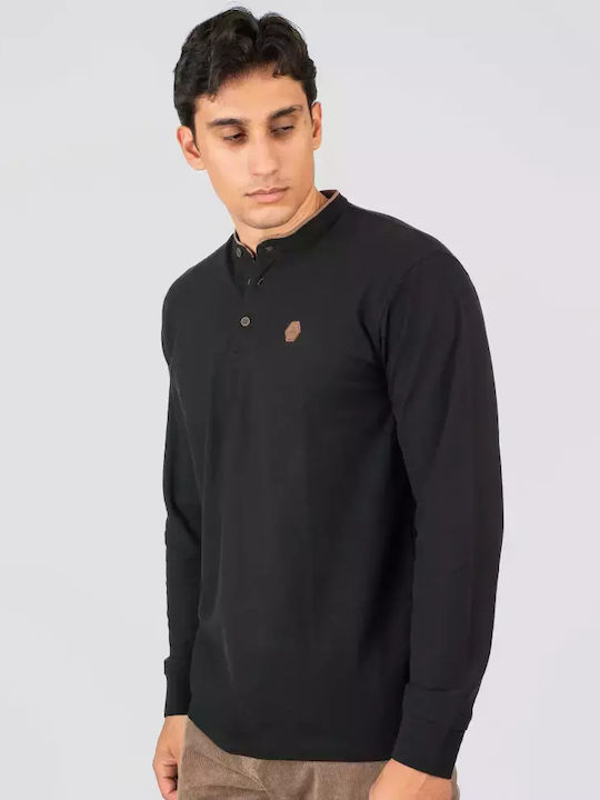 Polo Μπλούζα Μακρυμάνικη Pure Black