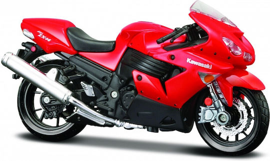 Modeling Figure Model Motorbike Kawasaki Ninja Zx 14 A Stand 1/18