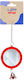 Glee Vogelkäfigzubehör Spiel Für Papageien Rundspiegel 7,5cm Rotes 91287-02