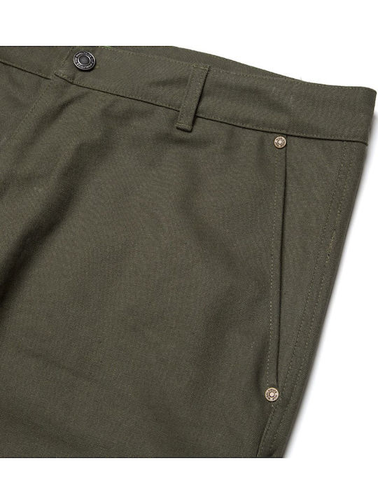 Gilman Double Knee Παντελόνι σε Relaxed Εφαρμογή Olive