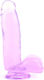 Chisa Novelties Fantasy Ρεαλιστικό Dildo με Όρχεις και Βεντούζα Μωβ