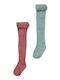 Little Dutch Set Kids Tights Rouge, Garden Green