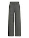 Kate Women's Fabric Trousers Checked Rifle Green Check
