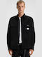 Ekynone Long-sleeved Corduroy Shirt in Wide Line Black