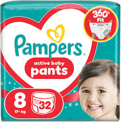 Pampers Pants No. 8 για 17+kg 32τμχ Pampers Pants No. 8 για 17+kg 32τμχ