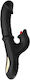 Smd Hard Rock Rabbit Clitoral Stimulation G Spot Vibrator 2-in-1 Double Vibrator 10 Vibrating Modes Black