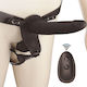 Smd Twix Banger Double Strap-on Dildo Remote Adjustable Harness Anal & G-spot Stimulation & Multi-speed Vibrations Black