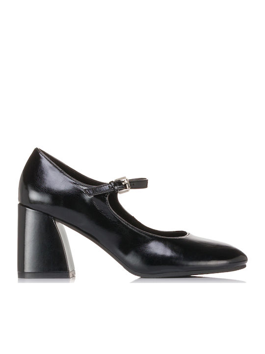 Pumps mit Riemchen Schwarz
