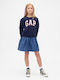 Kids Set With Skirt Winter 2 Pieces Dark Night