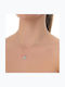 Charm Auge aus Silber mit Zirkon
