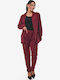 Dress Up Blazer pentru femei Sacou Burgundy