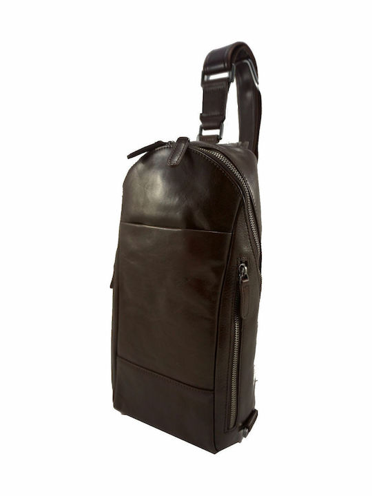Mybag Leather Men's Bag Sling Brown