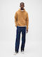Men's Jeans Pants with Slim Baggy Fit Dark Indigo