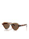 Emporio Armani Women's Sunglasses with Brown Tartaruga Plastic Frame and Brown Lens EA4264U 633973