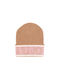 Beanie Frauen Beanie Gestrickt in Braun Farbe