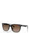 Ray Ban Unisex Sonnenbrille mit Schwarz Kunststoff Gestell und Braun Verlaufsfarbe Linse RB4466D 714/13
