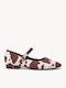 Cow Print Damen Ballerinas Mit Rund Zeh