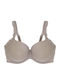 Balconette Beige Σουτιέν mit leichter Polsterung mit Bügel
