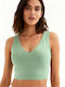 Women's Bra with Removable Padding Khaki