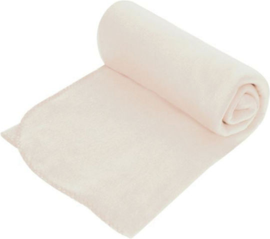 Pătură Fleece Superdublă 220x150 cm Ecru