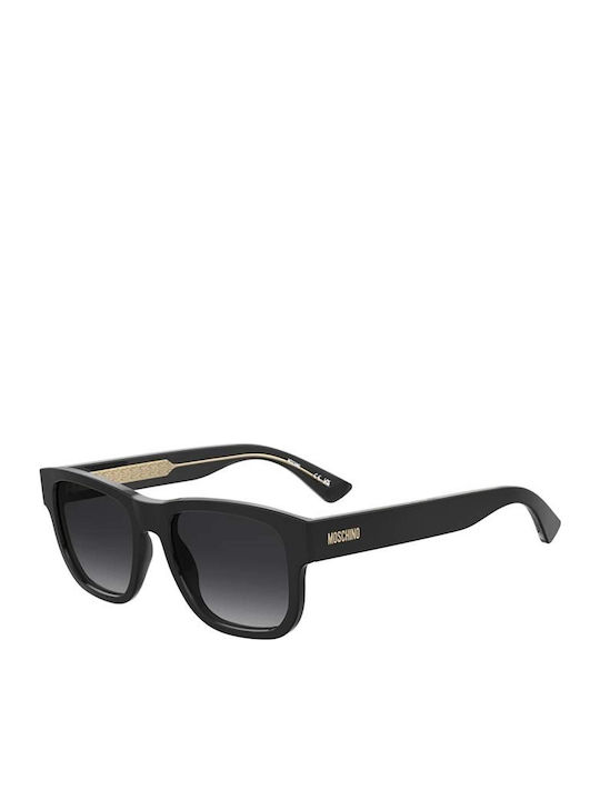 Moschino Men's Sunglasses with Black Plastic Fr...