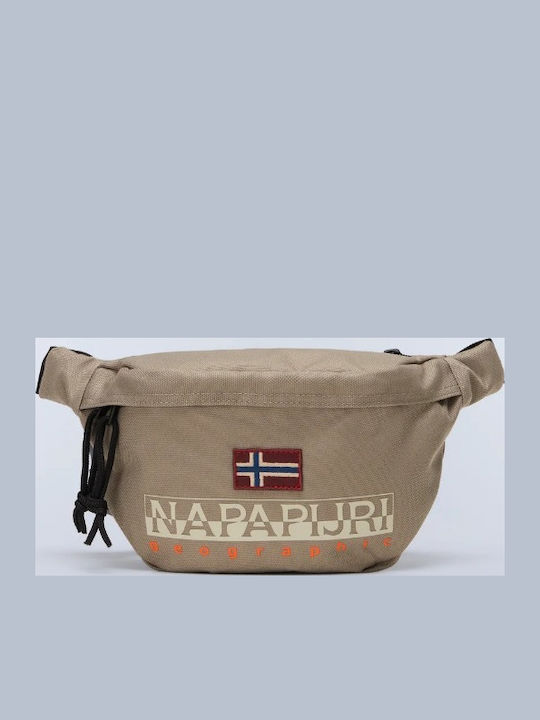 Napapijri Hering Ανδρικό Τσαντάκι Μέσης Μπεζ