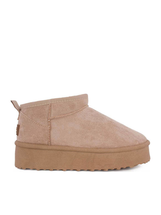 Etika Shoes Дамски Ботуши Таупе