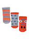 Defne Baby Kids' Socks Orange 3 Pairs